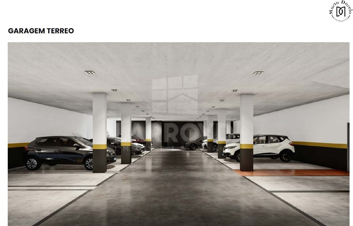 Planta do apartamento de 2 dormitórios, 62 m², do Residencial Marta Darela