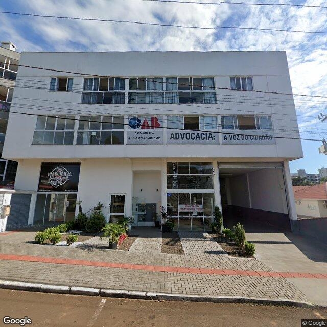Imagem estática do "Street View" da localização