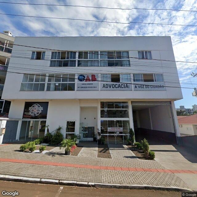 Imagem estática do "Street View" da localização