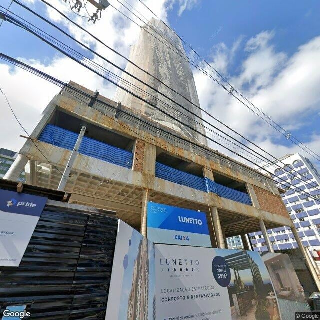 Imagem estática do "Street View" da localização