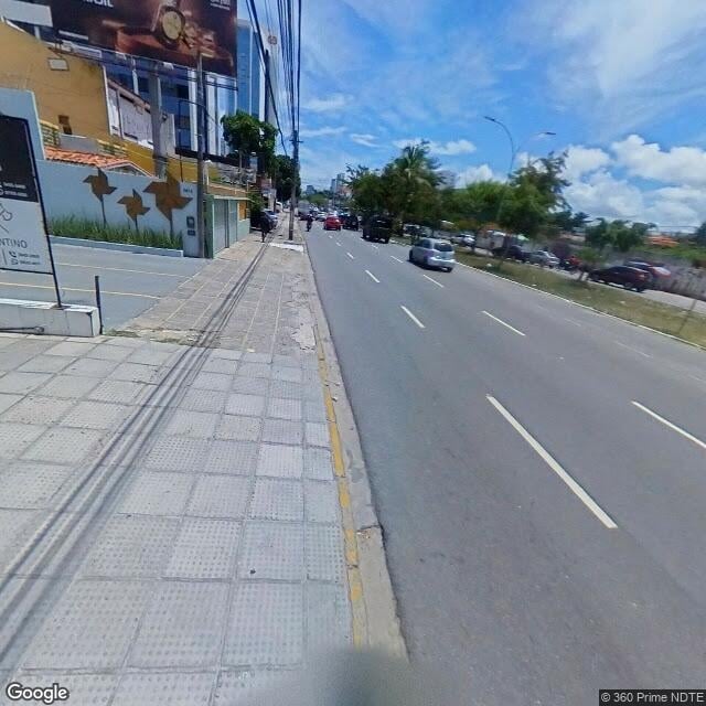 Imagem estática do "Street View" da localização