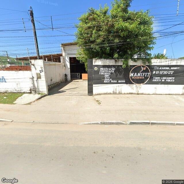Imagem estática do "Street View" da localização