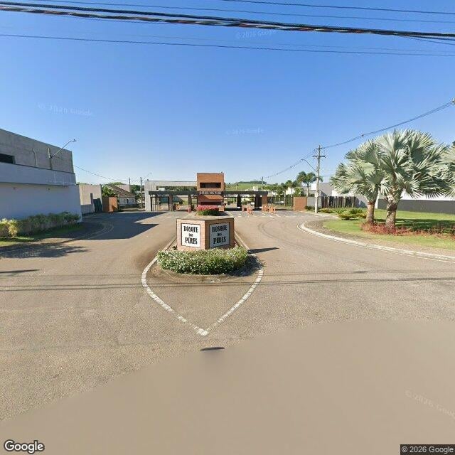 Imagem estática do "Street View" da localização