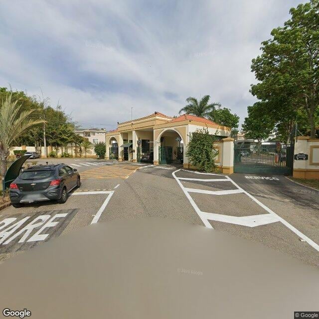 Imagem estática do "Street View" da localização