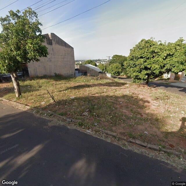 Imagem estática do "Street View" da localização