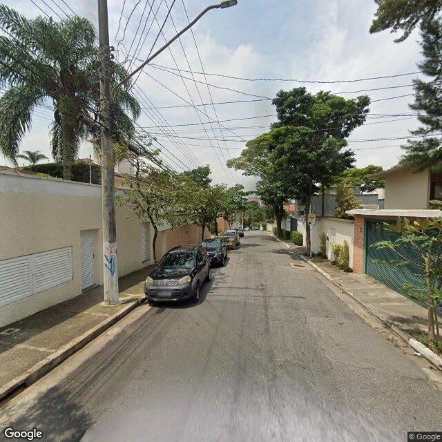 Imagem estática do "Street View" da localização