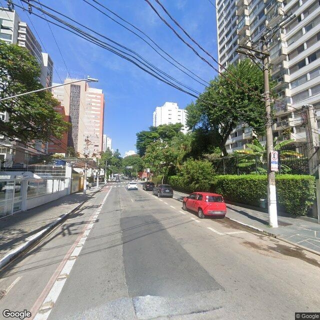 Imagem estática do "Street View" da localização
