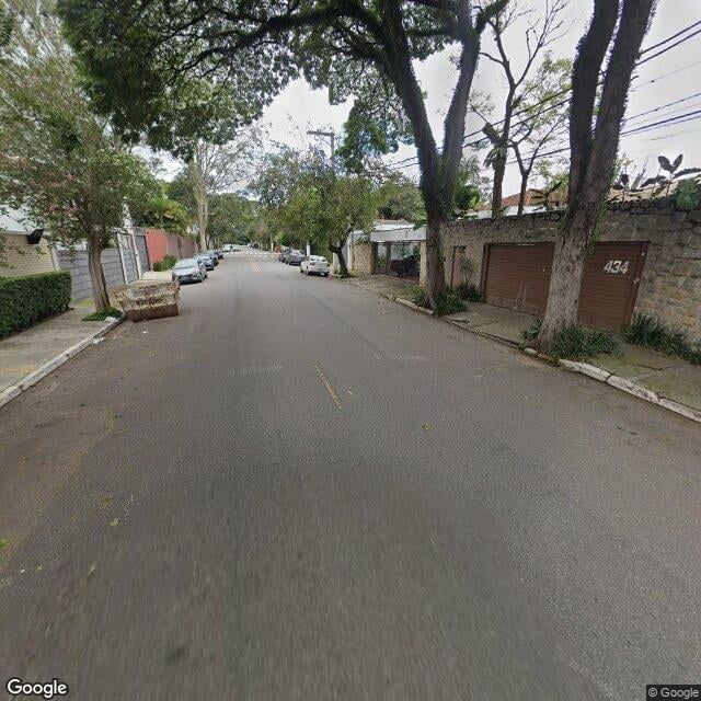 Imagem estática do "Street View" da localização