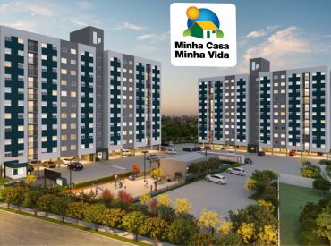 Monte Cristo: apartamento na planta com entrada facilitada pelo Minha Casa Minha Vida em Novo Hamburgo