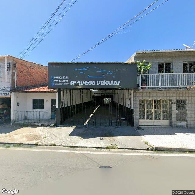 Imagem estática do "Street View" da localização