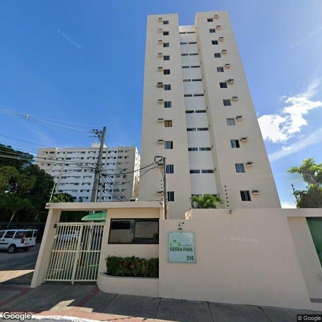 Imagem estática do "Street View" da localização