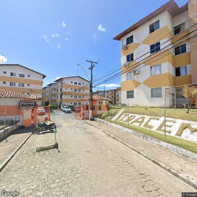 Imagem estática do "Street View" da localização