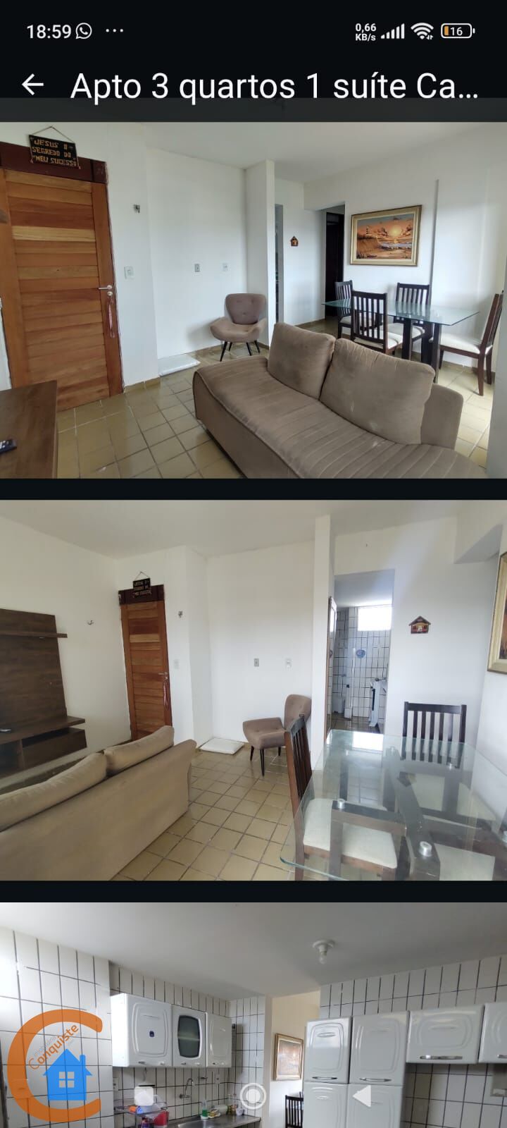 Apartamento, 3 quartos, 75 m² - Foto 1