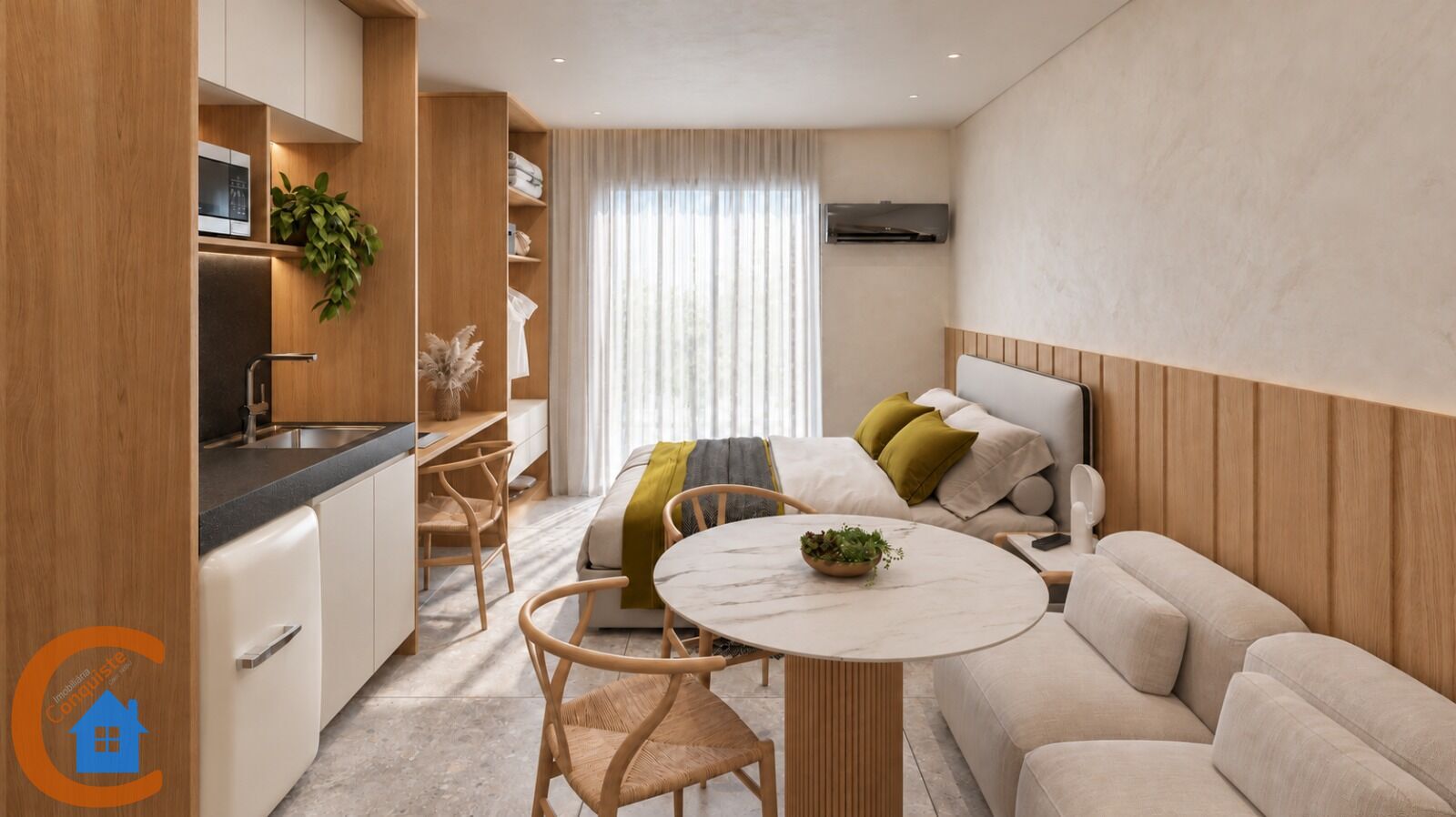Apartamento, 1 quarto, 17 m² - Foto 1