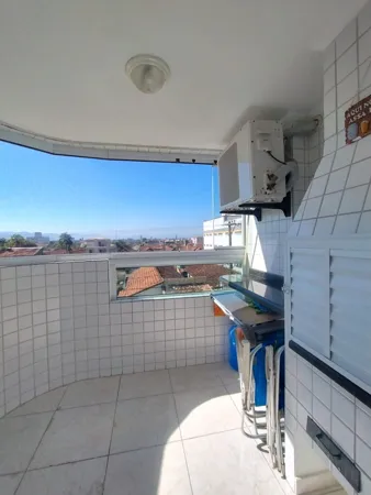 Apartamento com 2 quartos, 50 m², com vista para o mar, à venda no Caiçara, Praia Grande