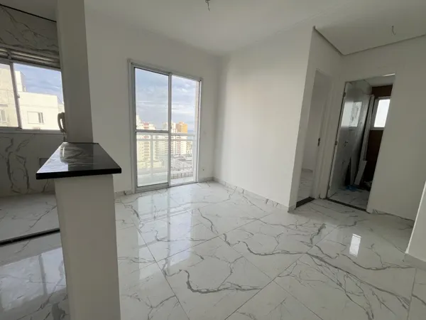 Apartamento com 2 quartos, 47 m², com varanda gourmet, à venda no Ocian, Praia Grande