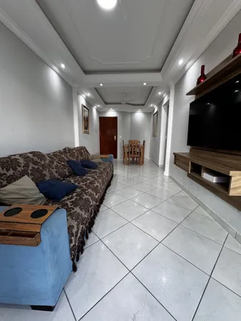 Apartamento com 2 quartos, 88 m², com varanda gourmet, à venda no Tupi, Praia Grande