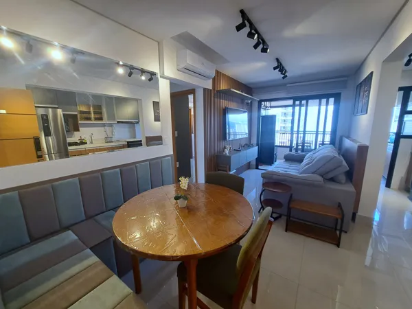 Apartamento com 2 quartos, 72 m², com varanda gourmet, à venda na Aviação, Praia Grande