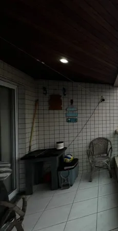 Apartamento com 1 quarto, 50 m², de frente para o mar, à venda no Tupi, Praia Grande