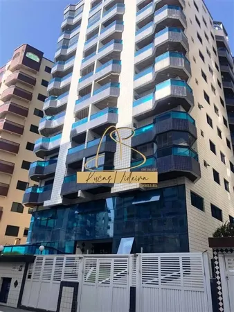 Apartamento com 1 quarto, 54 m², com varanda gourmet, à venda no Ocian, Praia Grande