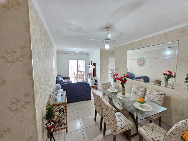 Apartamento com 2 quartos, 88 m², com varanda gourmet, à venda na Vila Assunção, Praia Grande