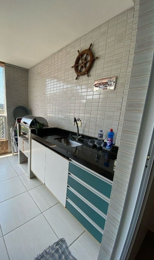 Apartamento no Condomínio Cesar Residence, Canto do Forte, Praia Grande