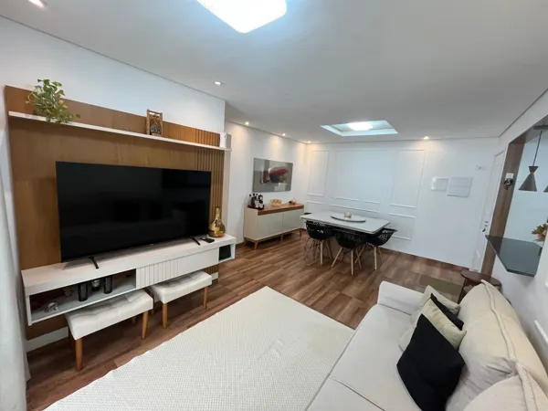Apartamento com 3 quartos, 87 m², com varanda gourmet, à venda no Ocian, Praia Grande