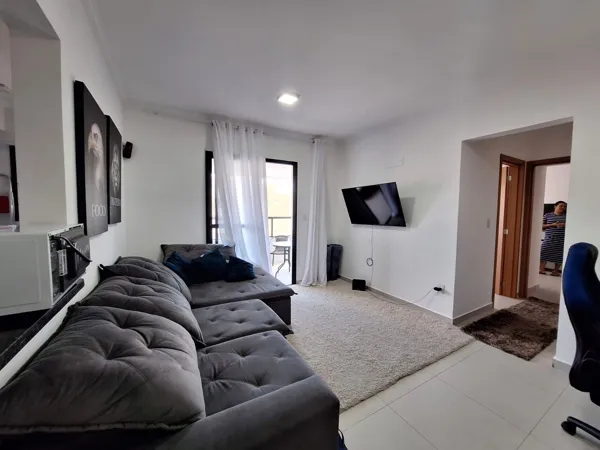 Apartamento com 2 quartos, 77 m², com varanda gourmet, à venda no Canto do Forte, Praia Grande