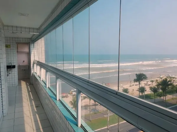 Apartamento com 2 quartos, 76 m², de frente para o mar, à venda no Jardim Imperador, Praia Grande