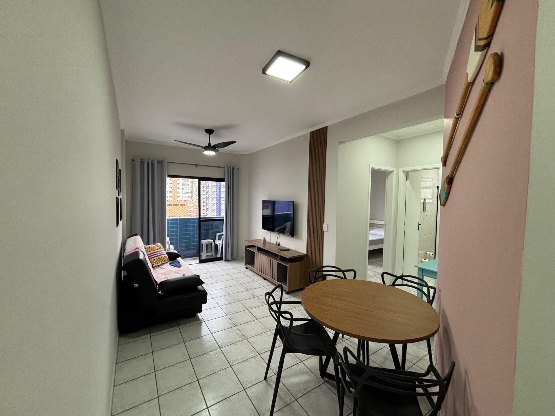 Apartamento no Condomínio Praia Grande Residence, Aviação, Praia Grande