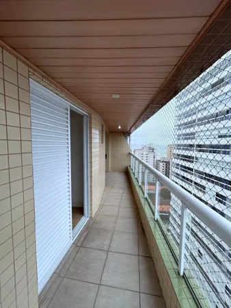 Apartamento com 3 quartos, 119 m², com vista para o mar, à venda na Aviação, Praia Grande