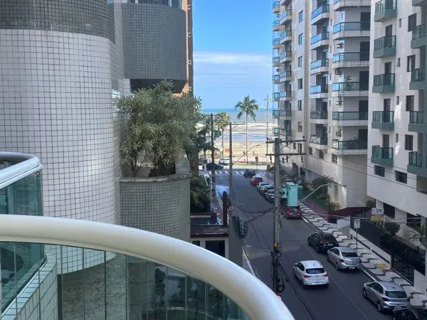 Apartamento com 3 quartos, 145 m², com vista para o mar, para alugar no Canto do Forte, Praia Grande