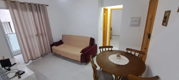 Apartamento com 1 quarto, 44 m², mobiliados, à venda no Canto do Forte, Praia Grande