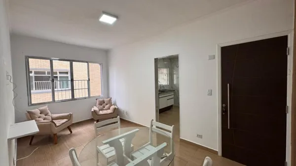 Apartamento com 2 quartos, 60 m², com varanda gourmet, à venda no Caiçara, Praia Grande