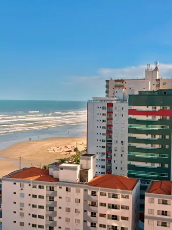Apartamento com 2 quartos, 100 m², com vista para o mar, à venda na Aviação, Praia Grande