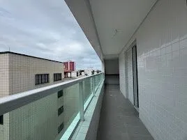Apartamento com 2 quartos, 80 m², com varanda gourmet, à venda no Ocian, Praia Grande