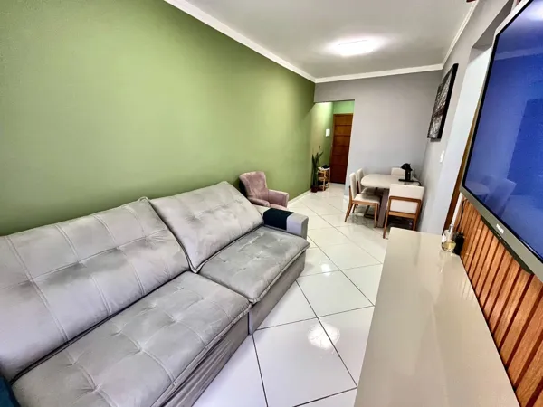 Apartamento com 2 quartos, 60 m², com varanda gourmet, à venda na Vila Assunção, Praia Grande