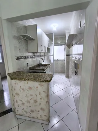 Apartamento com 2 quartos, 55 m², com varanda gourmet, à venda no Canto do Forte, Praia Grande