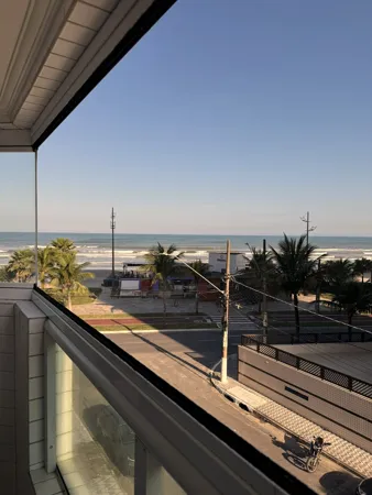 Apartamento com 2 quartos, 71 m², de frente para o mar, à venda no Caiçara, Praia Grande