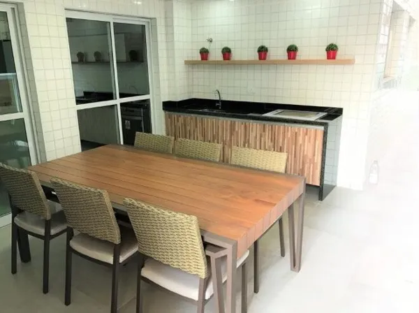 Apartamento com 2 quartos, 85 m², com varanda gourmet, à venda no Canto do Forte, Praia Grande