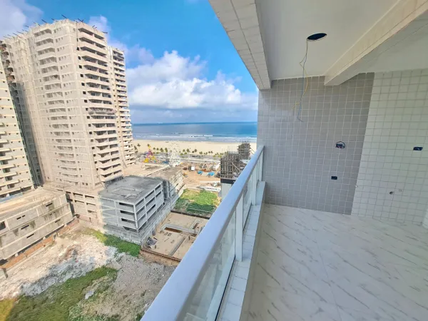 Apartamento com 2 quartos, 83 m², com vista para o mar, à venda na Aviação, Praia Grande