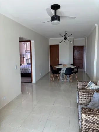 Apartamento com 2 quartos, 100 m², com varanda gourmet, à venda no Ocian, Praia Grande
