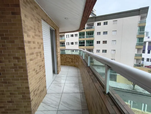 Apartamento com 2 quartos, 89 m², com varanda gourmet, à venda no Caiçara, Praia Grande