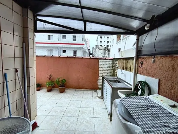 Apartamento com 1 quarto, 65 m², com varanda gourmet, à venda na Guilhermina, Praia Grande