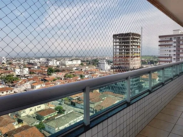 Apartamento com 2 quartos, 92 m², com varanda gourmet, à venda na Guilhermina, Praia Grande