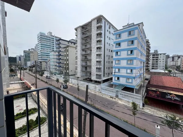 Apartamento com 2 quartos, 54 m², com vista para o mar, à venda no Boqueirão, Praia Grande