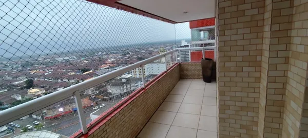 Apartamento com 1 quarto, 60 m², com varanda gourmet, à venda no Ocian, Praia Grande