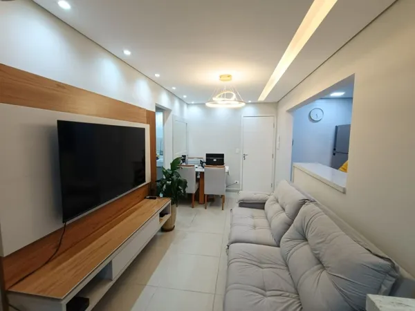 Apartamento com 1 quarto, 48 m², à venda na Guilhermina, Praia Grande