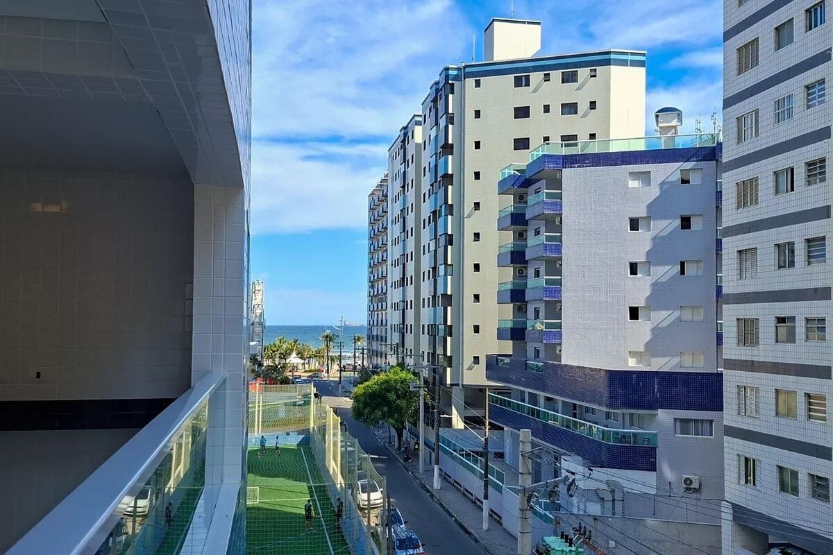 Apartamento no Residencial Ocean Park, Cidade Ocian, Praia Grande