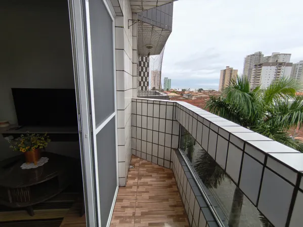 Apartamento com 2 quartos, 79 m², com vista para o mar, à venda no Caiçara, Praia Grande